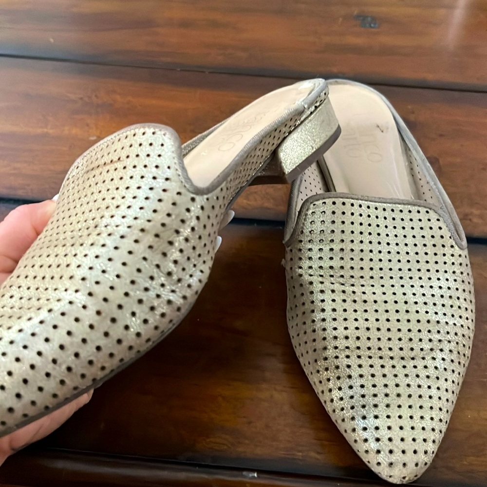 Pointy toe mule